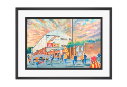 Firhill Stadium 'Going to the Match' Fine Art Print - Partick Thistle FC